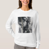 Satellietuitzicht van een aspluim t-shirt (Voorkant)