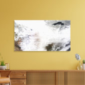 Satellietuitzicht van een massaal winterstorm bove canvas afdruk (Insitu (Woonkamer))