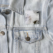 Satellietuitzicht van een massaal winterstorm bove vierkante button 5,1 cm (In situ)