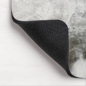 Satellietuitzicht van een zwaar winterstorm muismat (Hoek)