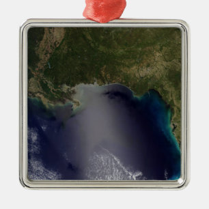 Satellietuitzicht van het zuidoosten van de Vereni Metalen Ornament