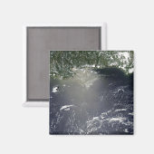 Satellietuitzicht van olielekken magneet (Voorkant / Achterkant)