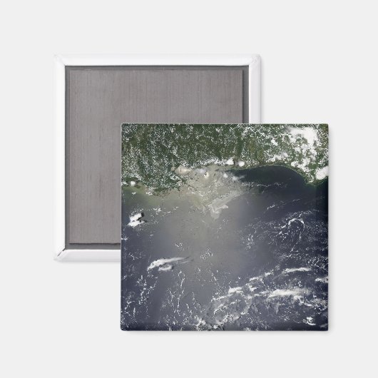 Satellietuitzicht van olielekken magneet (Voorkant / Achterkant)