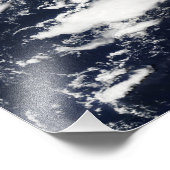 Satellietuitzicht van olieverlies 2 foto afdruk (Hoek)