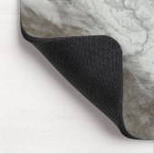 Satellietuitzicht van sneeuw en koud muismat (Hoek)