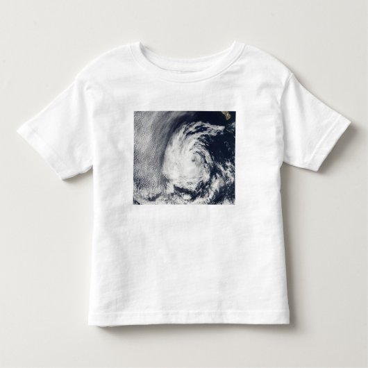 Satellietuitzicht van Tropische Depressie Blas Kinder Shirts (Voorkant)