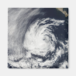 Satellietuitzicht van Tropische Depressie Blas Magneet