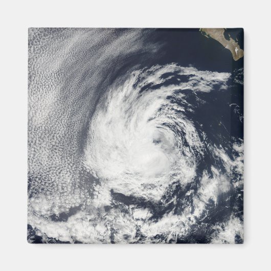 Satellietuitzicht van Tropische Depressie Blas Magneet (Voorkant)
