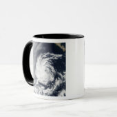 Satellietuitzicht van Tropische Depressie Blas Mok (Voorkant links)