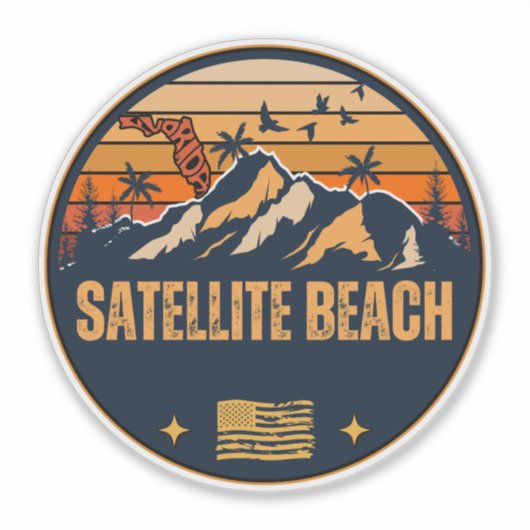 Satellite Beach, Florida Sticker (Voorkant)