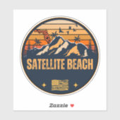 Satellite Beach, Florida Sticker (Vel)