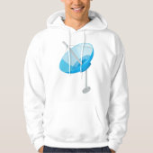 Satellite Dish Mens Hoodie (Voorkant)