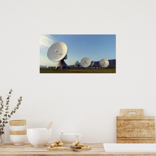 Satellite Dish Poster (Keuken)