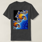 Satellite Double Spiral Mandelbrot Set T-shirt (Design voorkant)