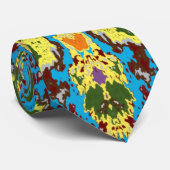 Satellite Radar Glitch Herhaalt Patroonpatroon Str Stropdas (Opgerold)