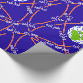 Satellites Orbiting Earth Cadeaupapier (Hoek)