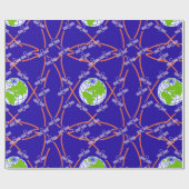 Satellites Orbiting Earth Cadeaupapier (Vlak)