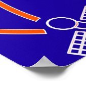 Satellites Orbiting Earth Poster (Hoek)