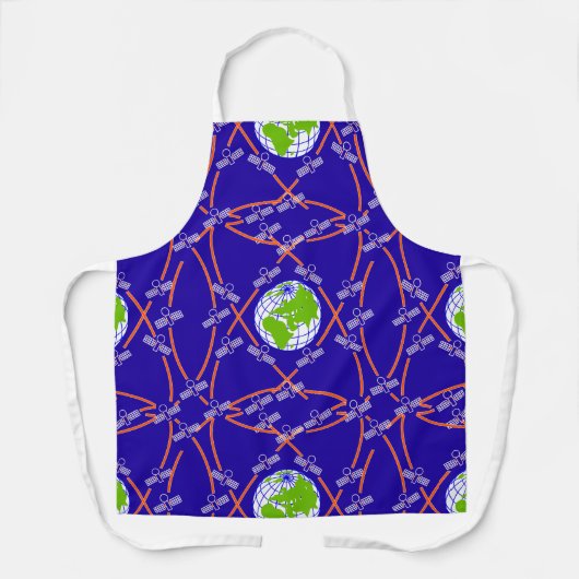 Satellites Orbiting Earth Schort (Voorkant)