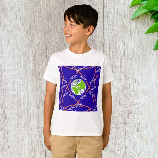Satellites Orbiting Earth T-shirt