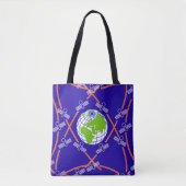 Satellites Orbiting Earth Tote Bag (Voorkant)