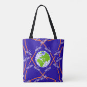 Satellites Orbiting Earth Tote Bag (Achterkant)