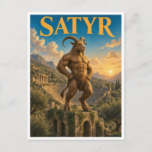 Sater, Gotisch Fantasie Monster Briefkaart