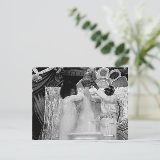 Sathya Sai Baba Briefkaart (Staand voorkant)