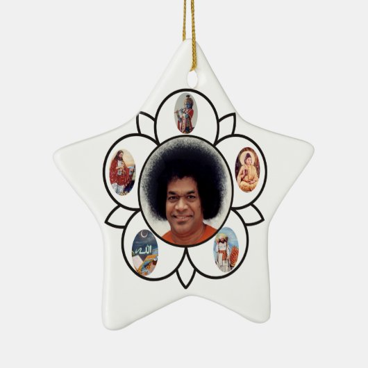 Sathya Sai Baba Decor Ornaments Keramisch Ornament (Rechts)