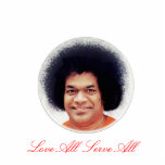 Sathya Sai Baba Foto Sculpture Love All Serve All Staand Fotobeeldje<br><div class="desc">Sathya Sai Baba Foto Sculpture Love All Serve All</div>