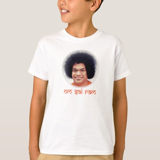 Sathya Sai Baba Kind T-Shirt Poly-Cotton (Voorkant)