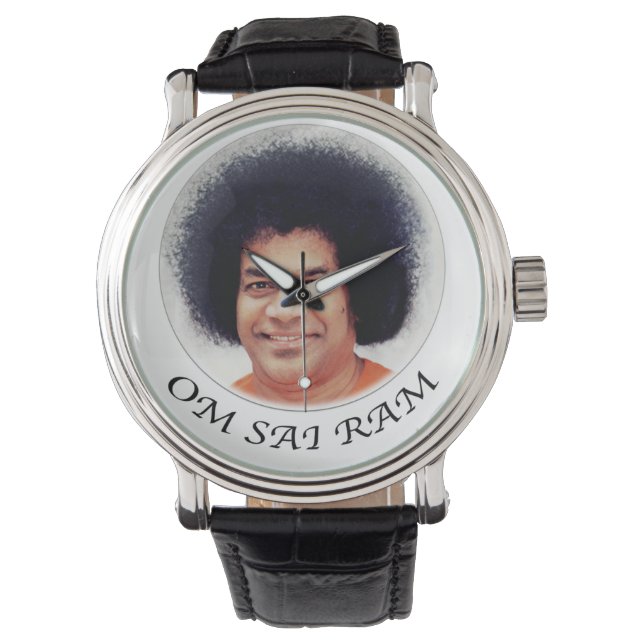 Sathya Sai Baba  leren bandhorloge Horloge (Voorkant)