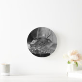 Sathya Sai Baba Lotus Feet Clock Ronde Klok (Huis)