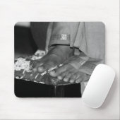 Sathya Sai Baba Lotus Feet on Mousepad Muismat (Met muis)