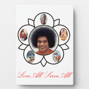 Sathya Sai Baba op Foto Plaques met Easel Fotoplaat