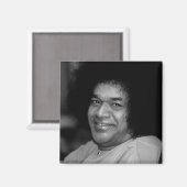 Sathya Sai Baba op magneet (Voorkant / Achterkant)