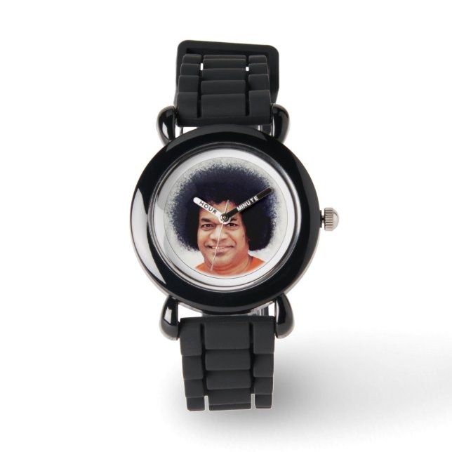 Sathya Sai Baba roestvrij stalen horloge (Voorkant)