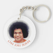 Sathya Sai Baba Sleutelhanger, dubbele zijde Sleutelhanger (Achterkant)