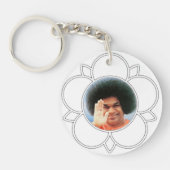 Sathya Sai Baba Sleutelhanger, dubbele zijde Sleutelhanger (Voorkant)