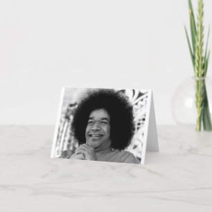 Sathya Sai Baba wenskaart Kaart