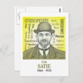 Satie Briefkaart (Voorkant / Achterkant)
