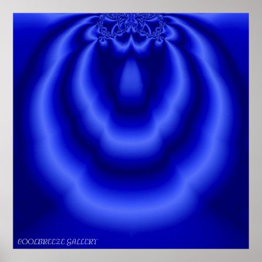 SATIENBLUES POSTER (Voorkant)