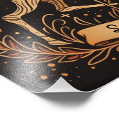 Satijn fotopapier Sagittarius Celestial Zodiac Foto Afdruk (Hoek)