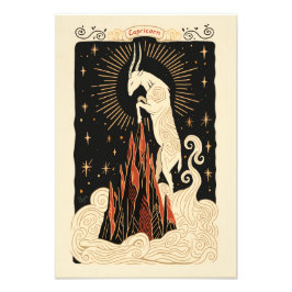 Satijn fotopapier Steenbok Hemelse Dierenriem Foto Afdruk