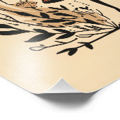 Satijn fotopapier Weegschaal Hemelse Dierenriem Foto Afdruk (Hoek)