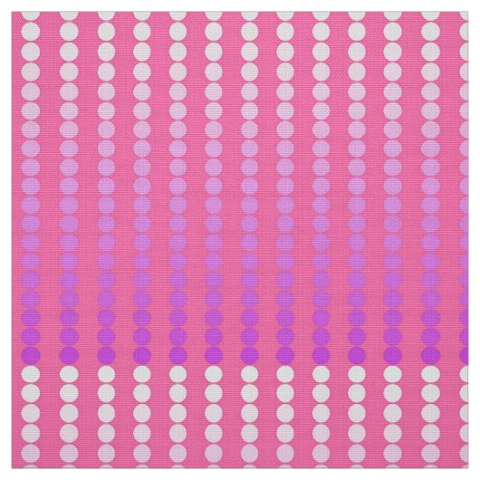 Satijnachtige stippen - roze en orchidee stof (Swatch)