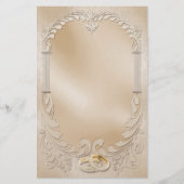 satijnbruiloft briefpapier (Voorkant)