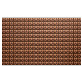 Satijneharten in chocolade bruin stof (Yard (91,4 cm))