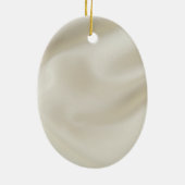 Satijnen Kerstengel Keramisch Ornament (Achterkant)