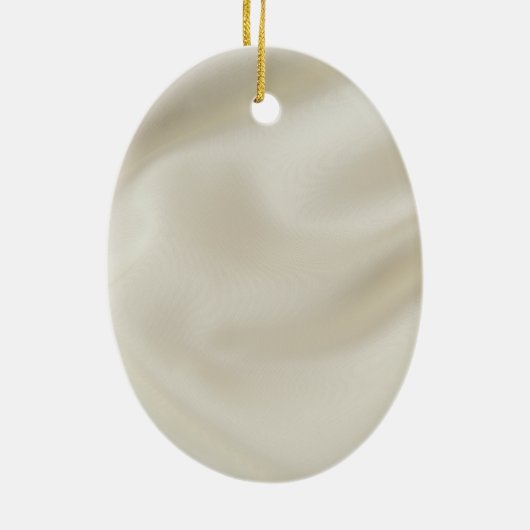 Satijnen Kerstengel Keramisch Ornament (Achterkant)